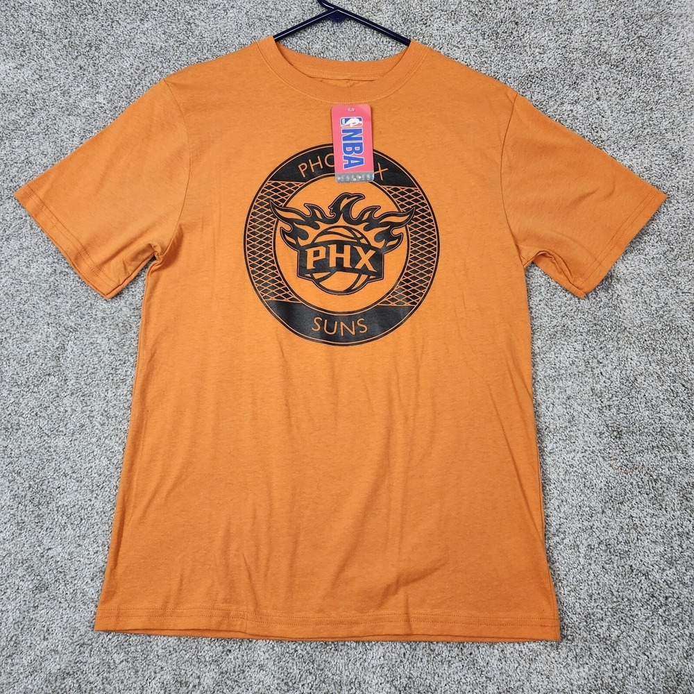 NWT NBA Phoenix Suns Basketball Shirt Youth Boys XL Orange Team Logo Athletic